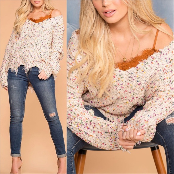 Sweaters - POPCORN SWEATER womens cozy comfy casual